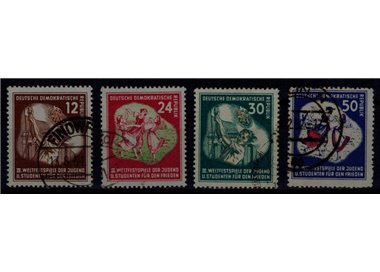 GERMANY DDR 1951 Youth Day 4v us