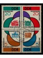 GERMANIA DDR 1962 Festa mondiale della gioventù 4v us