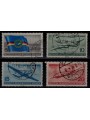 GERMANY DDR 1956 Start of civil flights 4v us