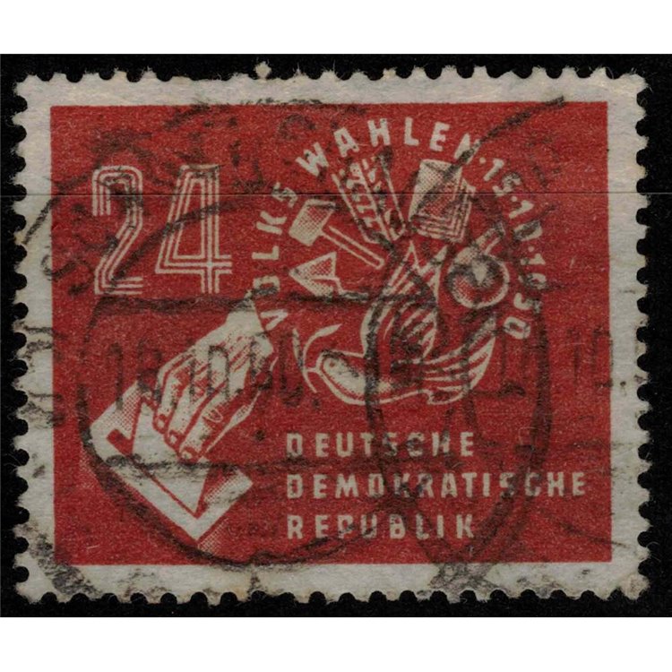 GERMANIA DDR 1950 Elezioni del 15 ottobre us