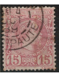 MONACO 1885 Effigy of Prince Charles III 1v us