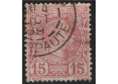 MONACO 1885 Effigie del Principe Carlo III 1v us