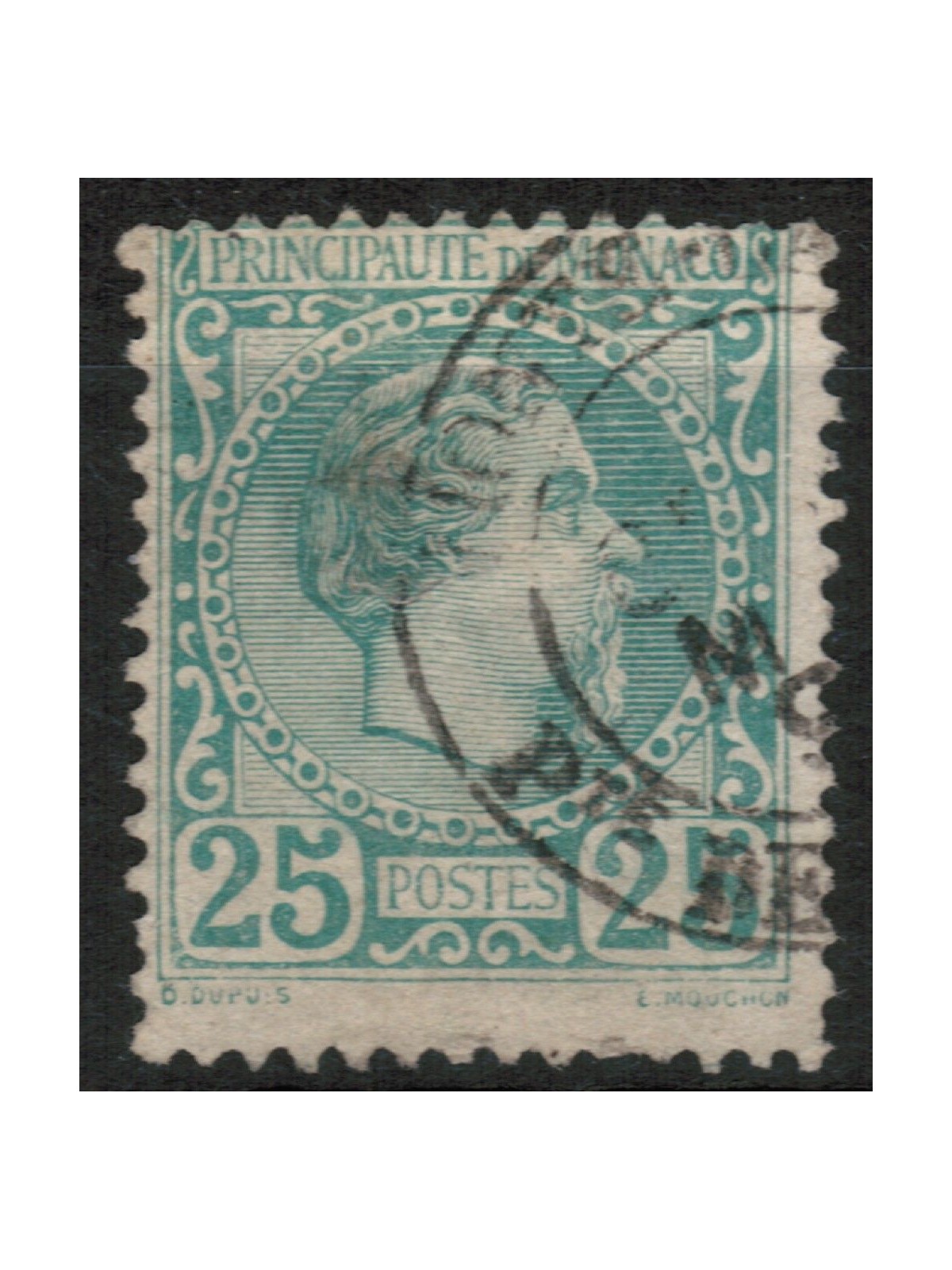 MONACO 1885 Effigy of Prince Charles III 1v us (n.6)