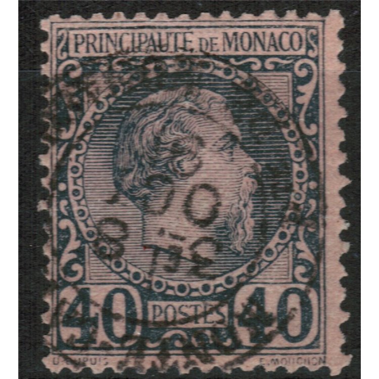 MONACO 1885 Effigy of Prince Charles III 1v us (n.7)