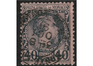 MONACO 1885 Effigy of Prince Charles III 1v us (n.7)