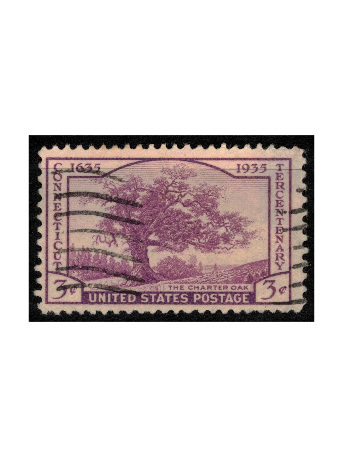 USA 1935 Centennial of Connecticut us