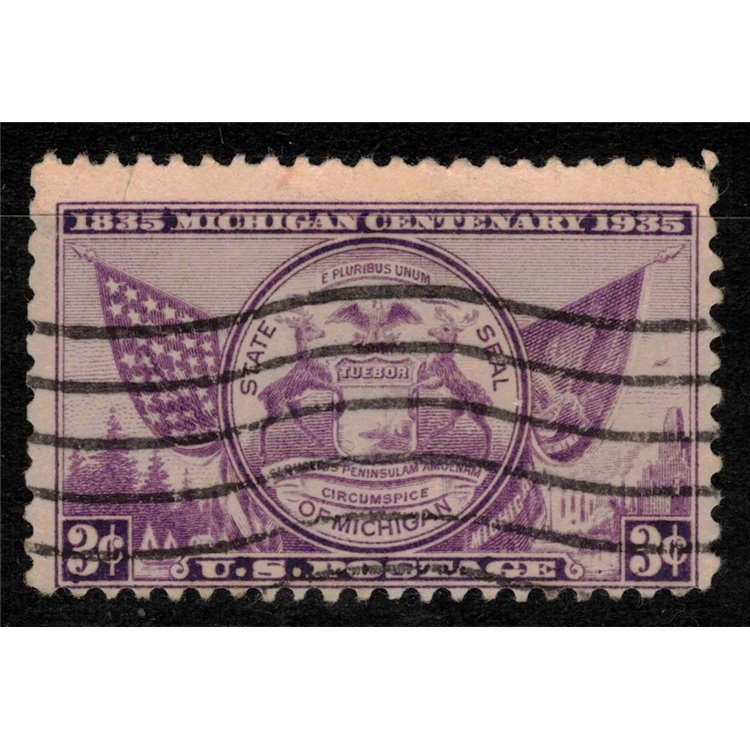 USA 1935 Centenario dello Stato del Michigan us