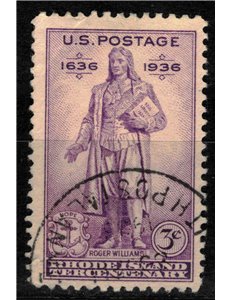 USA 1936 Tricentenario di Rhode Island us