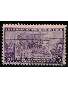 USA 1936 Centenario del territorio dell'Oregon us