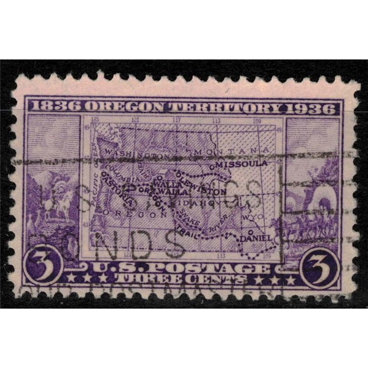 USA 1936 Centenario del territorio dell'Oregon us