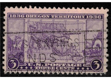 USA 1936 Centenario del territorio dell'Oregon us