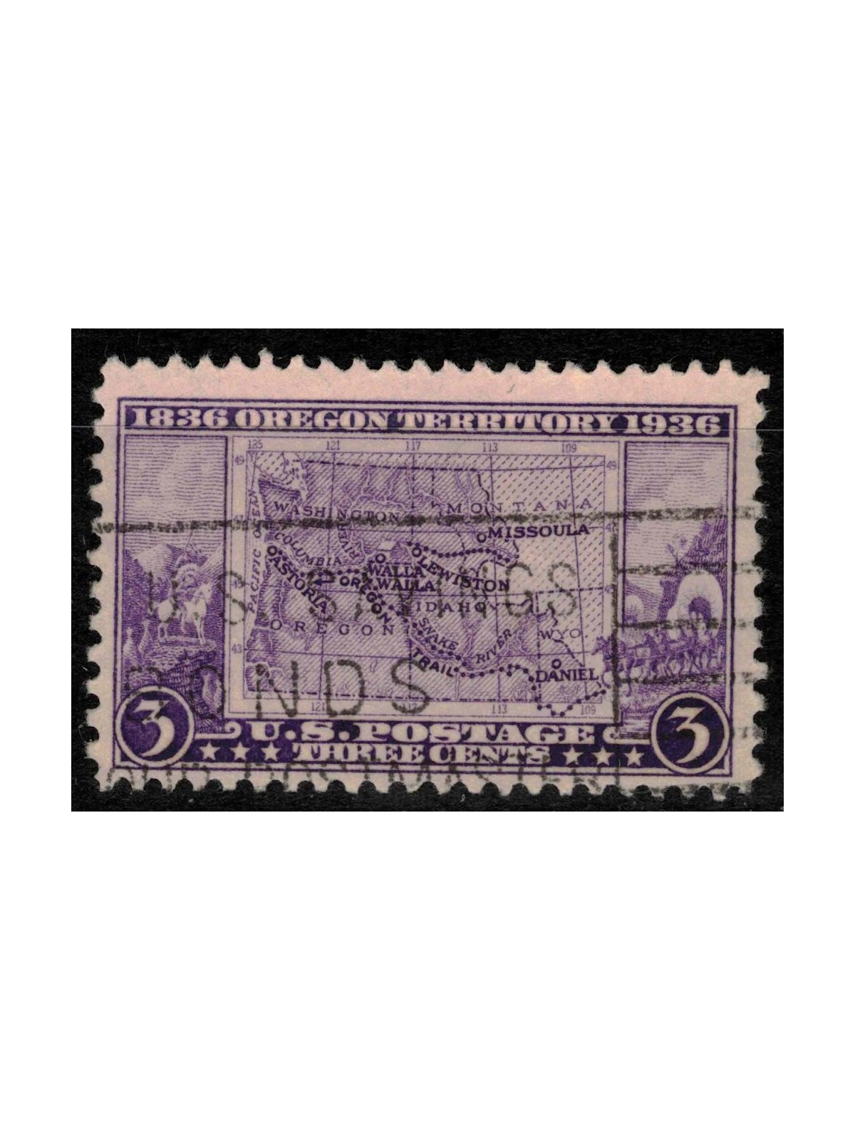 USA 1936 Centenario del territorio dell'Oregon us