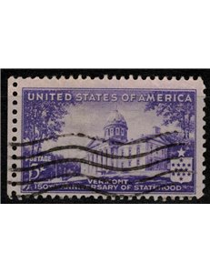 USA 1941 Admission of Vermont into the Confederacy