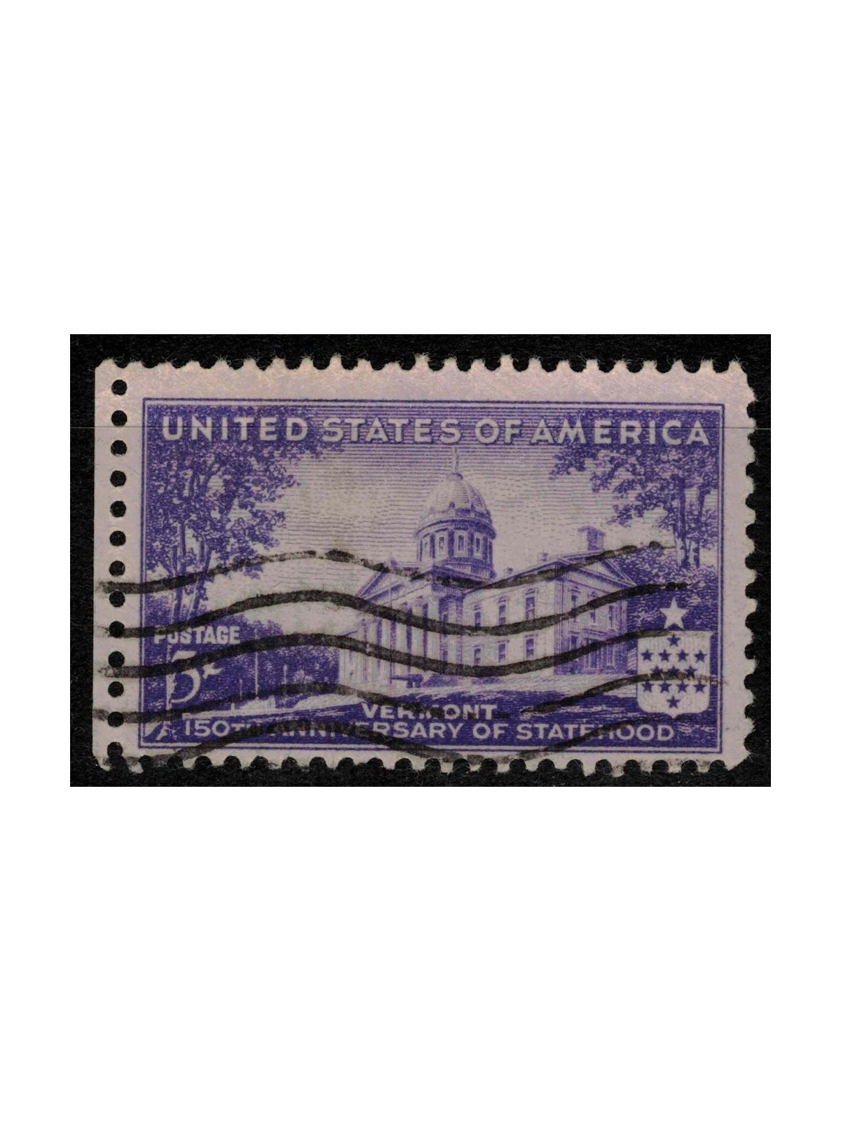 USA 1941 Ammissione del Vermont nella Confederazione us