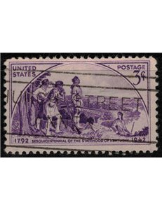 USA 1942 Anniversario dello Stato del Kentucki us