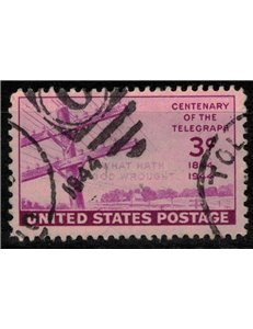USA 1944 Centenary of the US telegraph