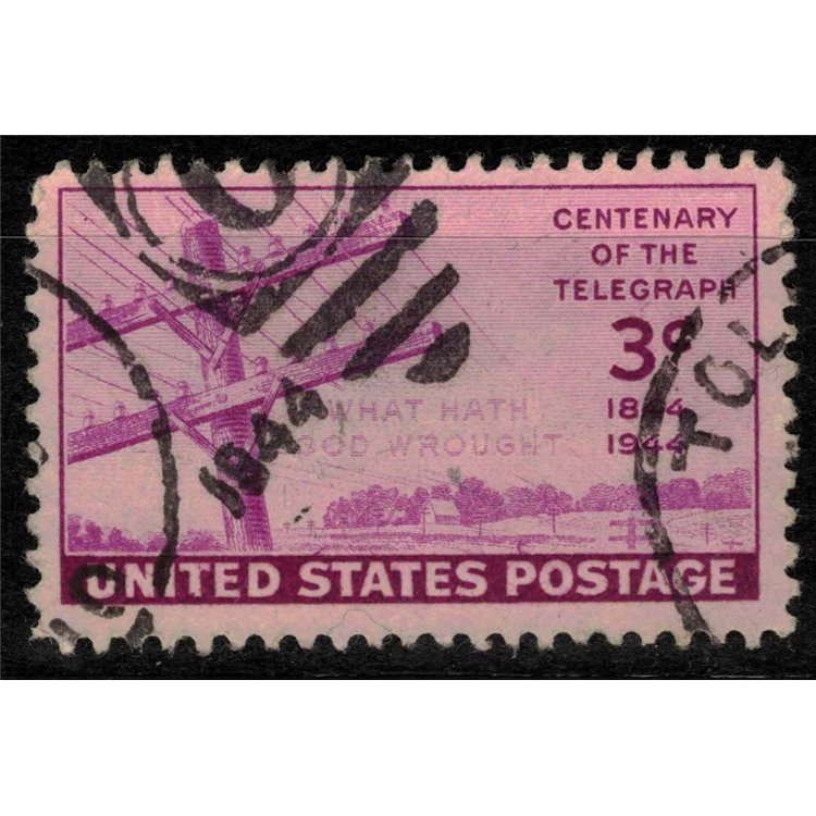 USA 1944 Centenario del telegrafo us