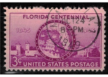 USA 1945 Admission of Florida us