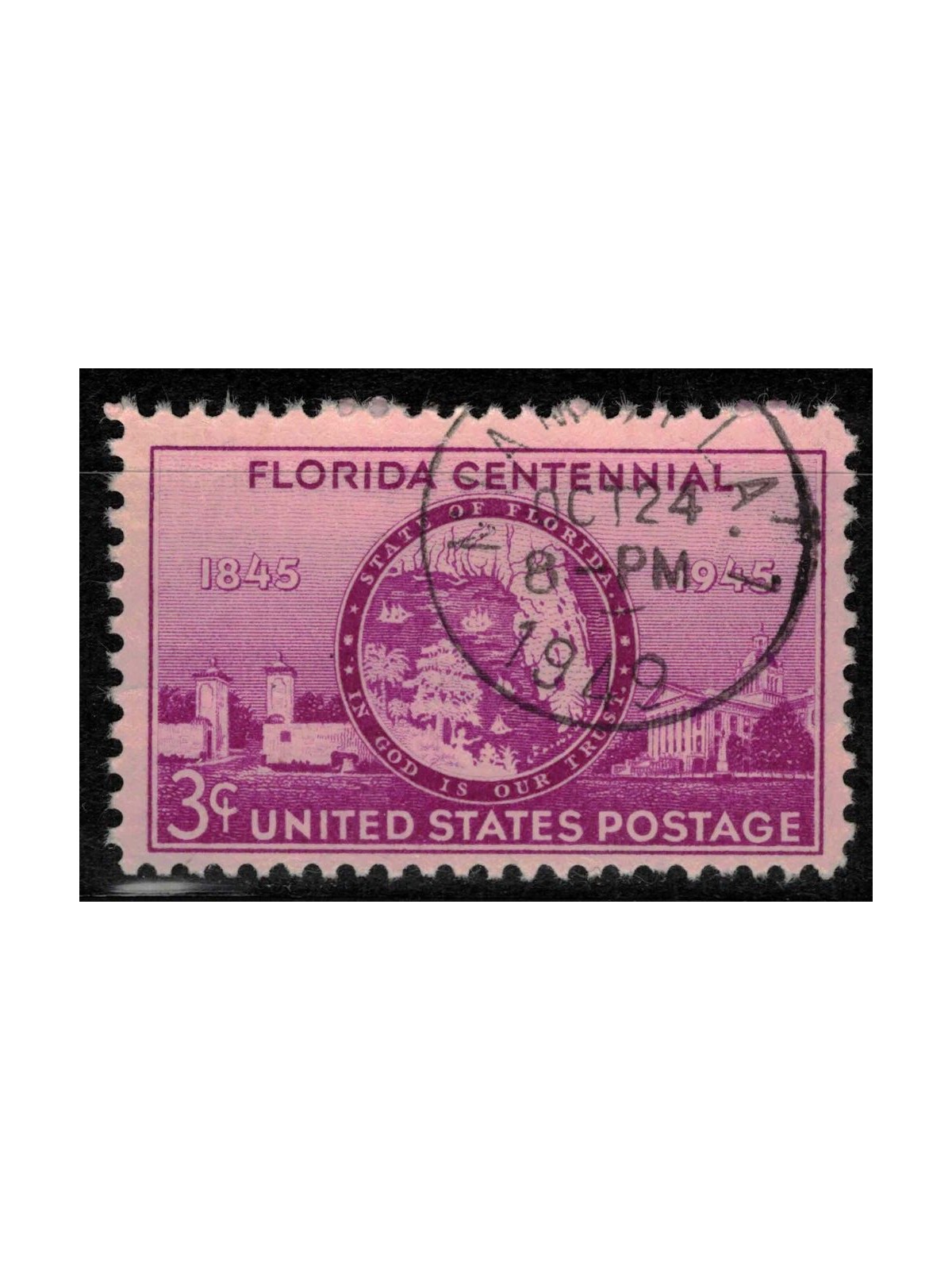 USA 1945 Ammissione della Florida us
