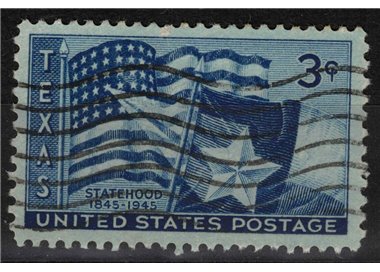 USA 1945 Ammissione del Texas us
