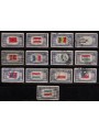 USA 1943-44 Flags of Occupied Countries 13v us