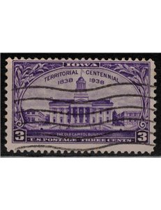 USA 1938 State of Iowa us