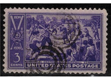 USA 1939 Centenary of US baseball