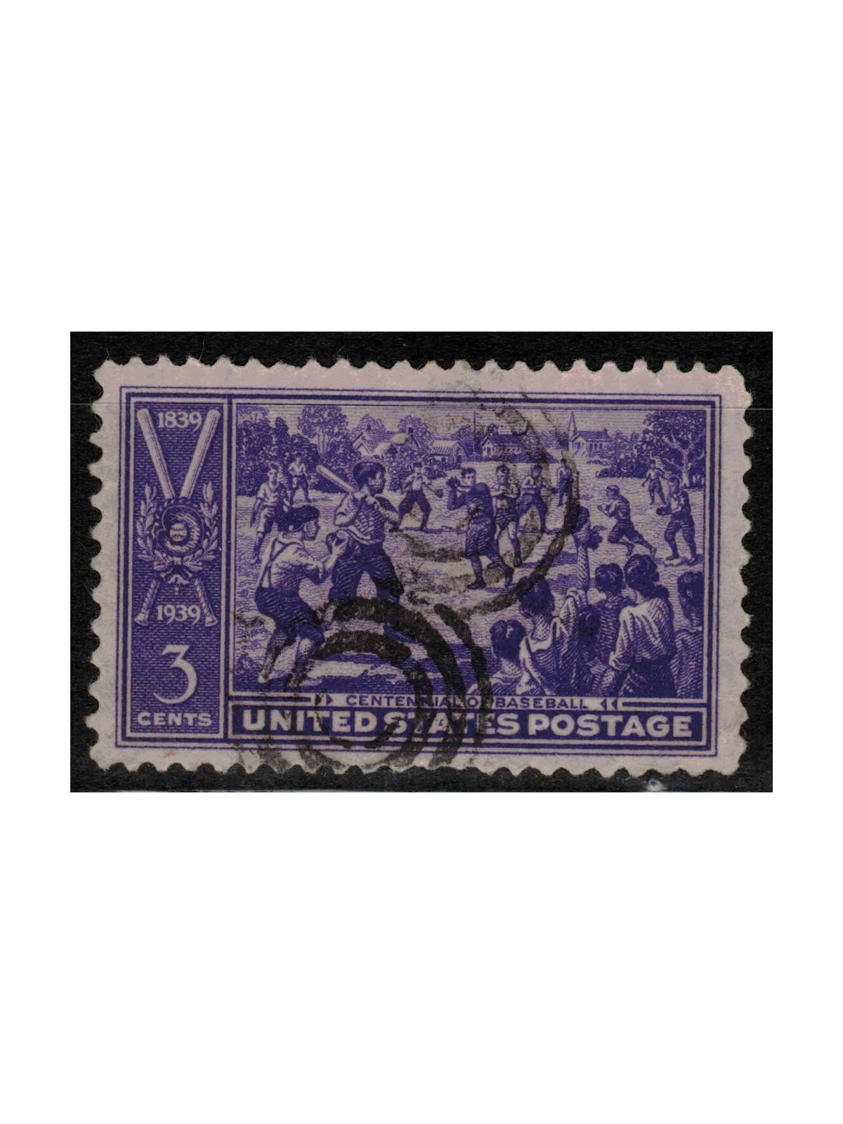USA 1939 Centenary of US baseball