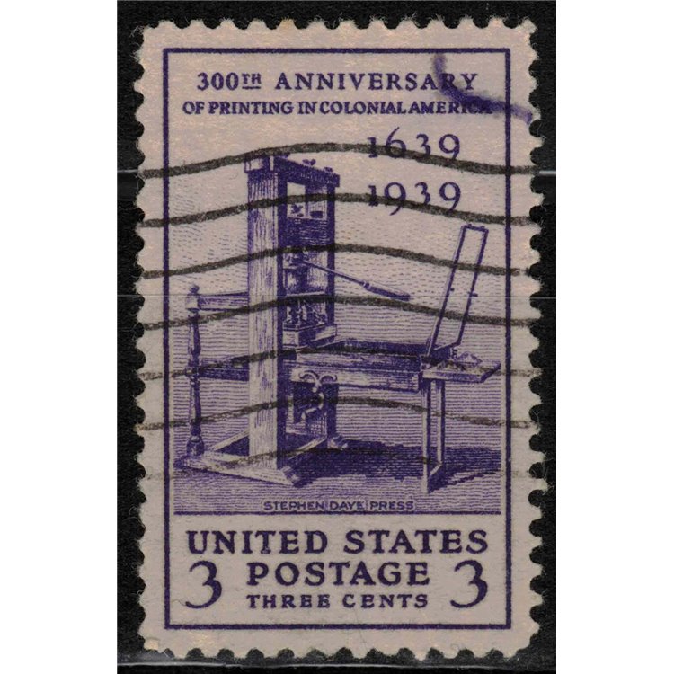 USA 1939 Prima stamperia us