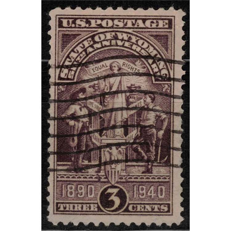 USA 1940 Ammissione dello Wyoming us