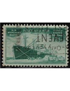 USA 1946 In onore della Marina Mercantile us