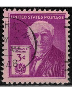 USA 1947 Thomas Alva Edison us