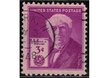 USA 1947 Thomas Alva Edison us