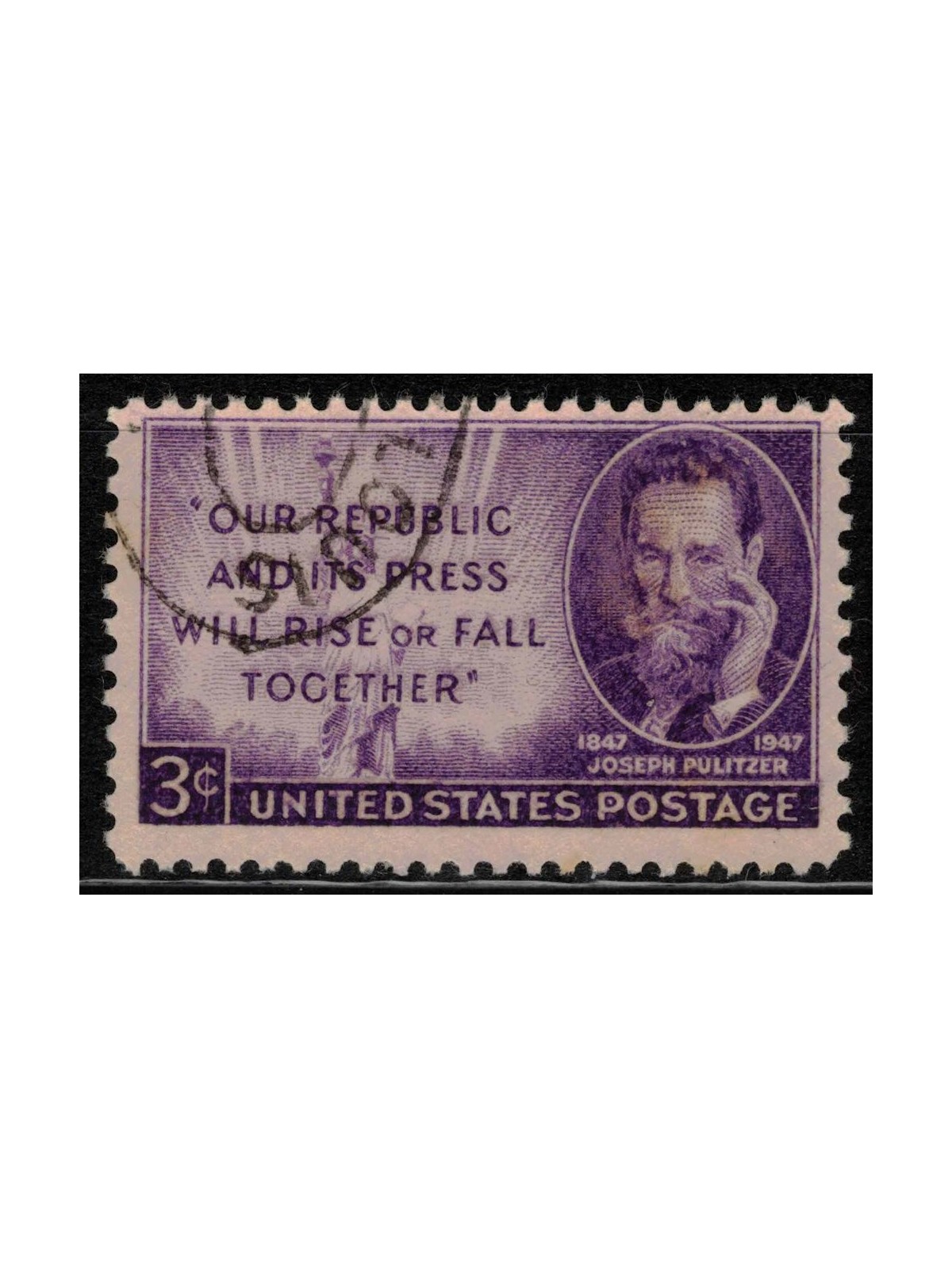 USA 1947 Joseph Pulitzer us