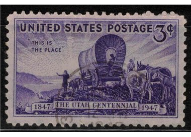 USA 1947 Centennial Utah us