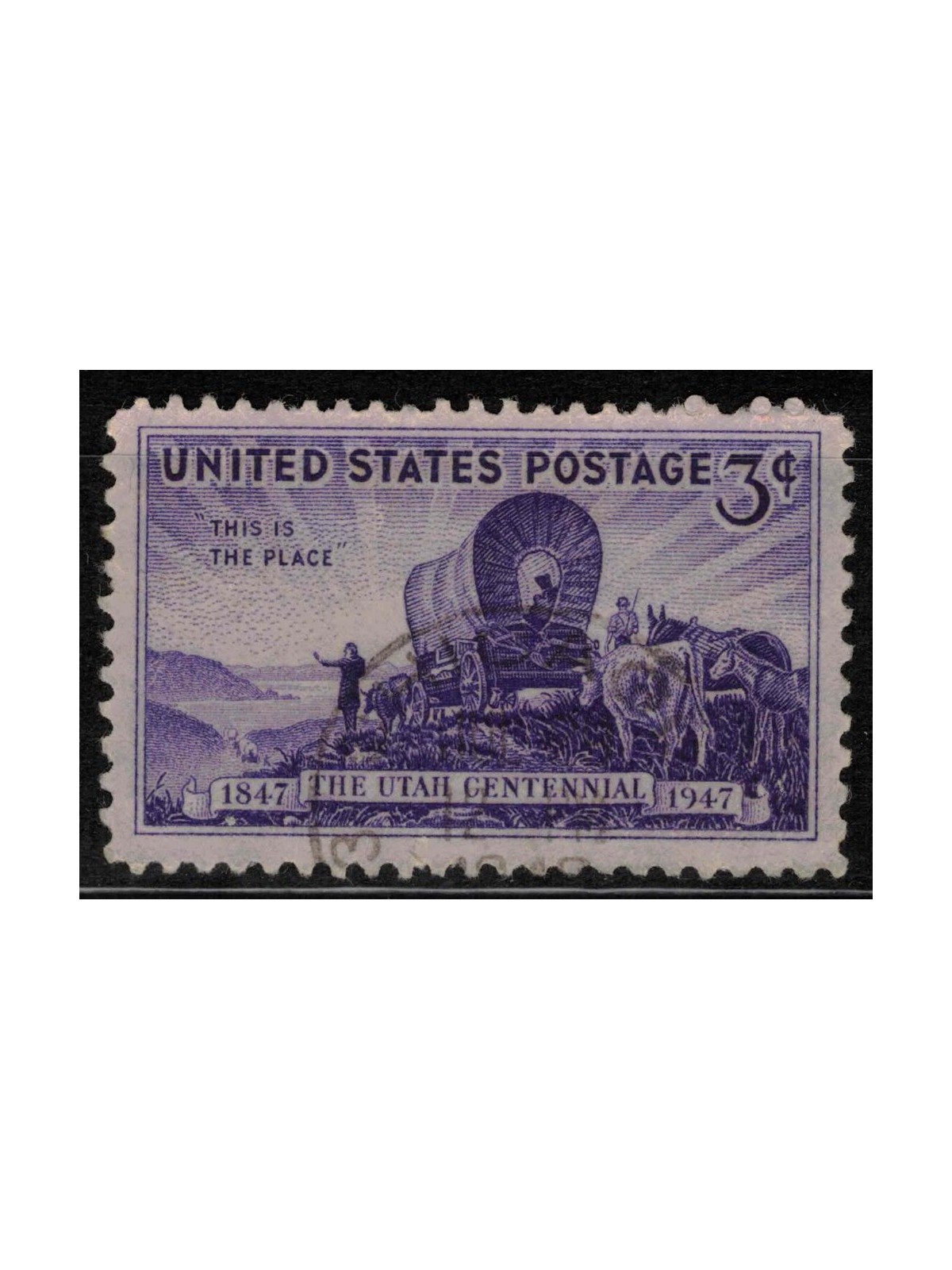USA 1947 Centennial Utah us