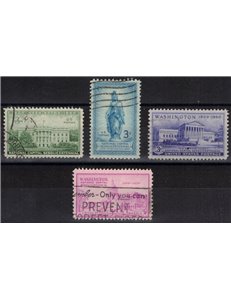USA 1950 Washington Capitale 4v us