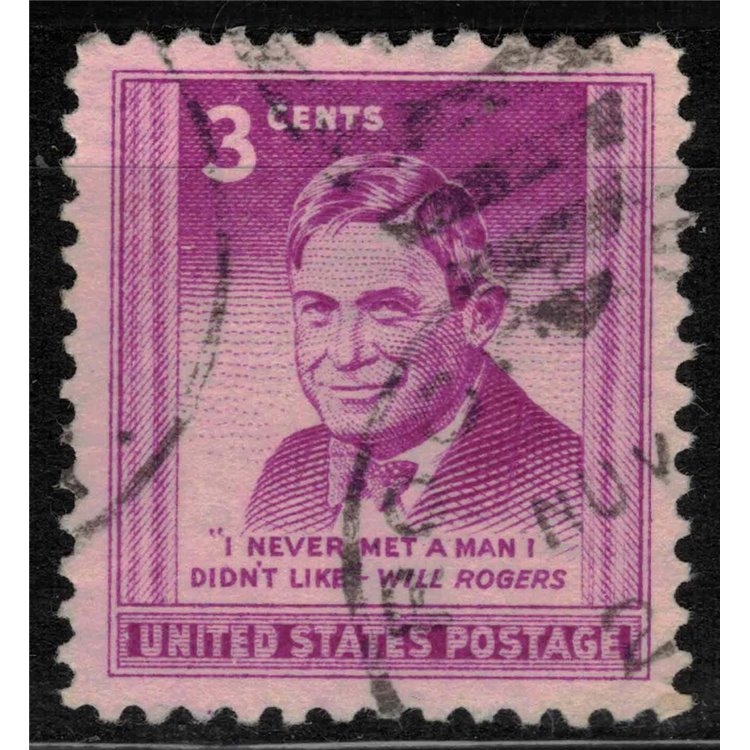 USA 1948 In honor of Will Rogers us