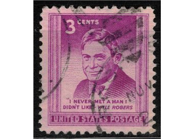 USA 1948 In onore di Will Rogers us