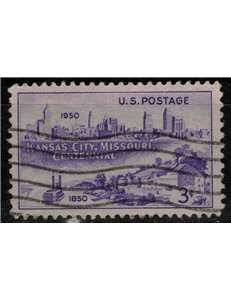 USA 1950 Incorporazione di Kansas City us
