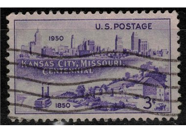 USA 1950 Incorporation of Kansas City us