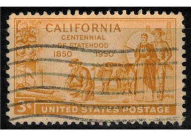 USA 1950 Admission of California us