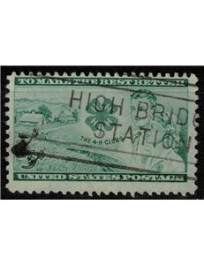 USA 1952 In onore del Clubs 4-H us