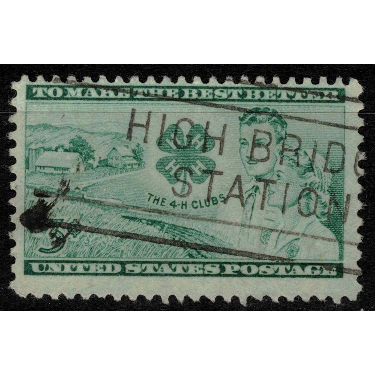 USA 1952 In onore del Clubs 4-H us