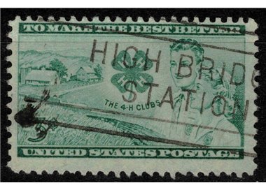 USA 1952 In onore del Clubs 4-H us