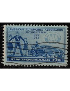 USA 1952 American Automobile Association us