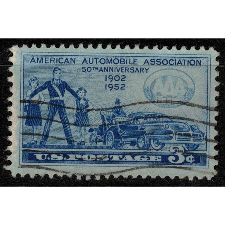USA 1952 American Automobile Association us