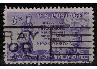 USA 1952 Young newspaper distributors us