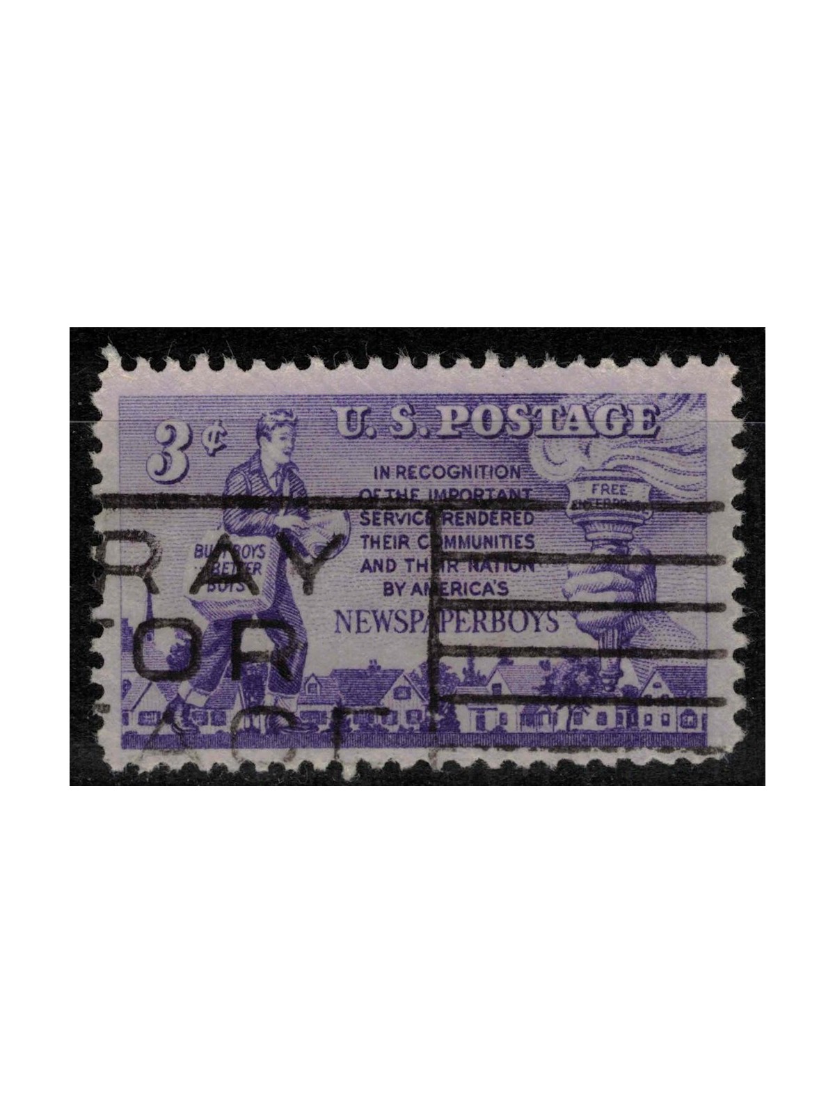 USA 1952 Giovani distributori di giornali us