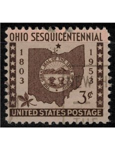 USA 1953 Stato dell'Ohio us